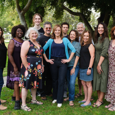 Jeannine Wisnosky Stehlin group shot in Carlson Park