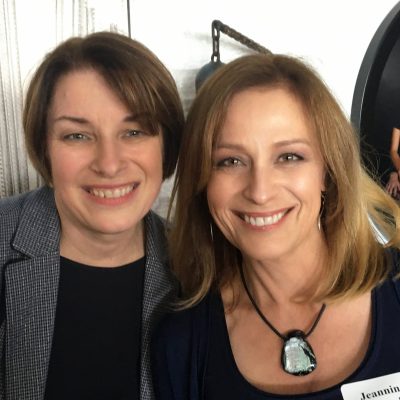 Senator Amy Klobuchar and Jeannine